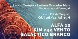 Imagem: Live - Lei do Tempo x Leitura Oracular Maia
