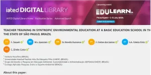 Imagem: Artigos científicos apresentados na 18a Conferência Internacional de Tecnologia, Educação e Desenvolvimento, Valencia, Espanha